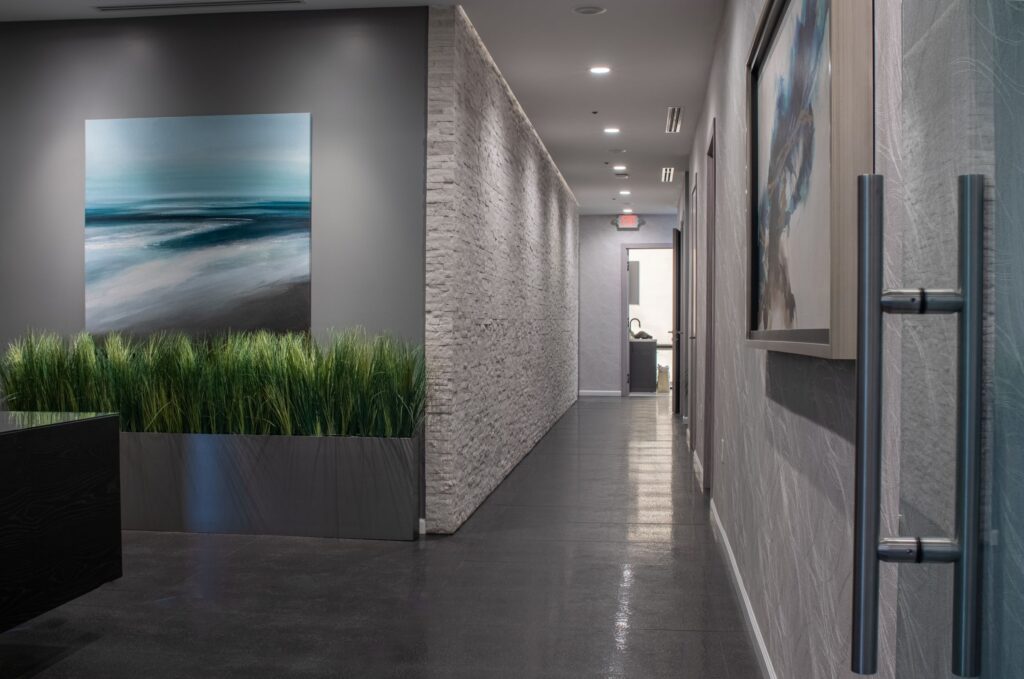 Dr. Marc Malek Plastic Surgery Surgery hallway